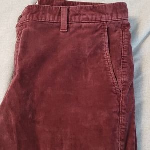 36x34 Men's maroon corduroy pants